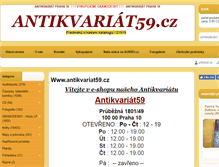 Tablet Screenshot of antikvariat59.cz